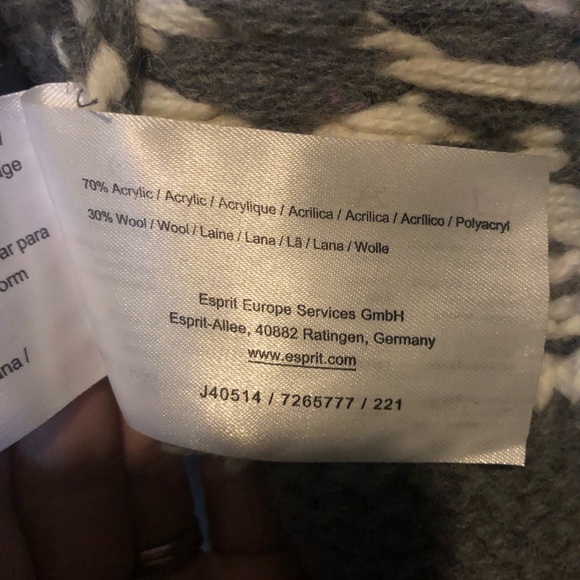 Edc Esprit wool and acrylic sweater cardigan - Picture 7 of 8